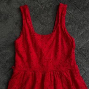 Red dress size XS-S Bluenotes